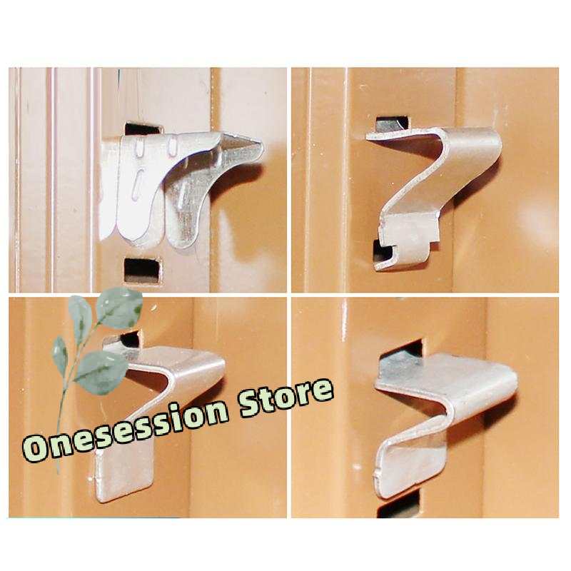 Shelf Peg Support - 10PCS Heavy-Duty Steel Shelf Clips Adjustable