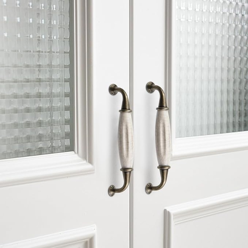 Furniture Hardware Parts - Antique Bronze Ceramic Zinc Alloy Cabinet
