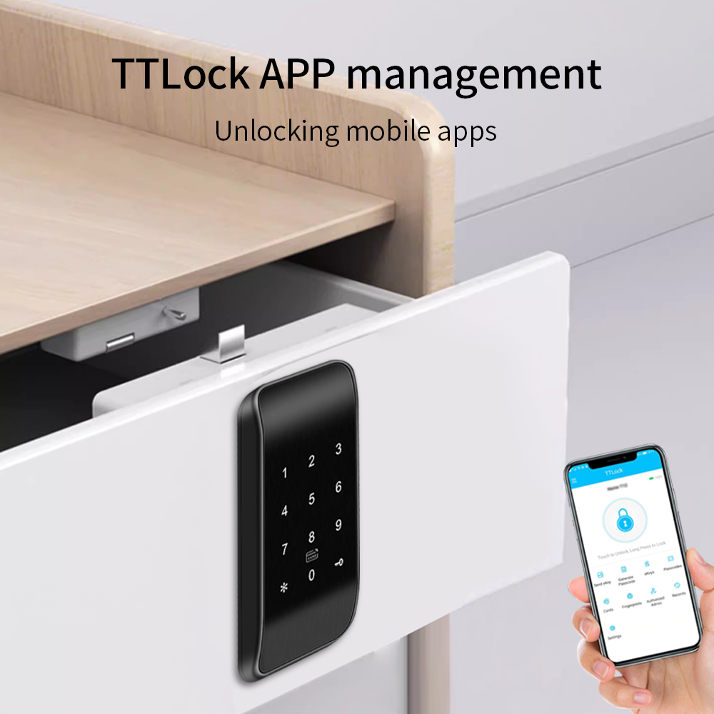 Furniture Hardware Tools - TTLOCK APP Smart Cabinet Lock 13.56Mhz