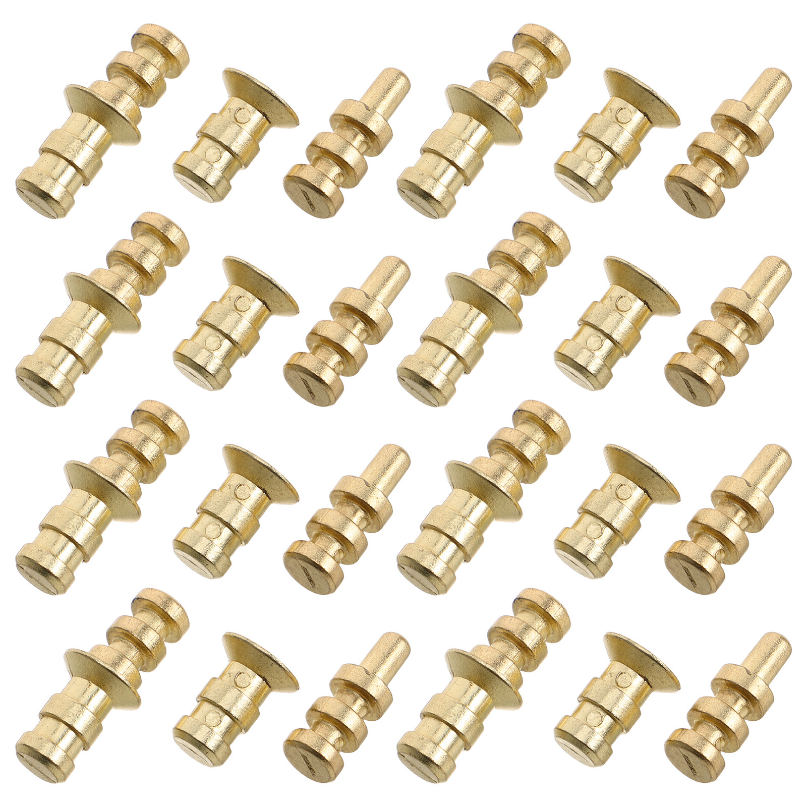 Shelf Peg Support - 24Pcs Metal Dowel Pins Gold Table
