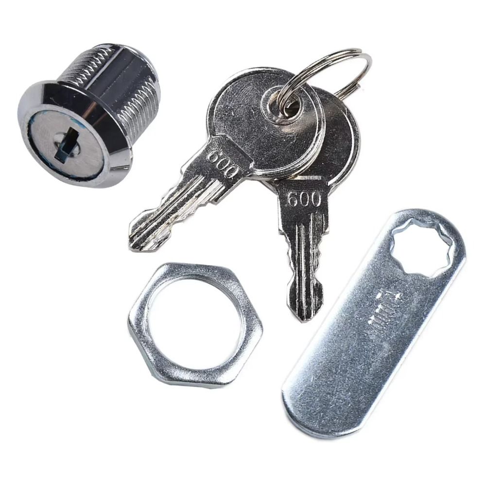 Furniture Hardware Cam Lock - 16/20/25/30mm Durable with 2 Key Door