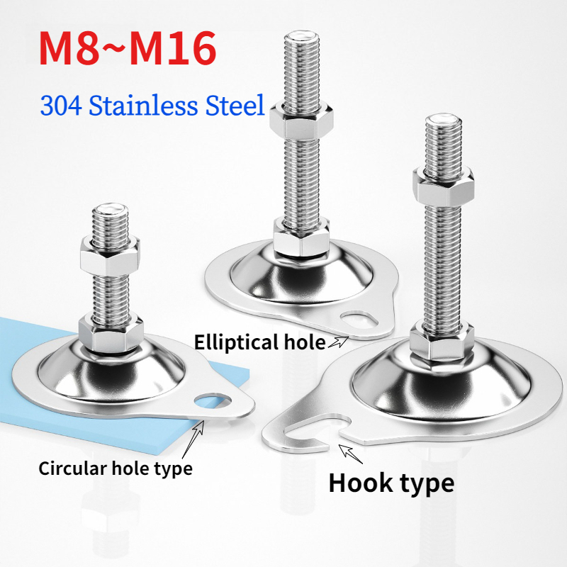 Furniture Screw Type - Hook/Hole Type Adjustable Feet Cups M8-M16