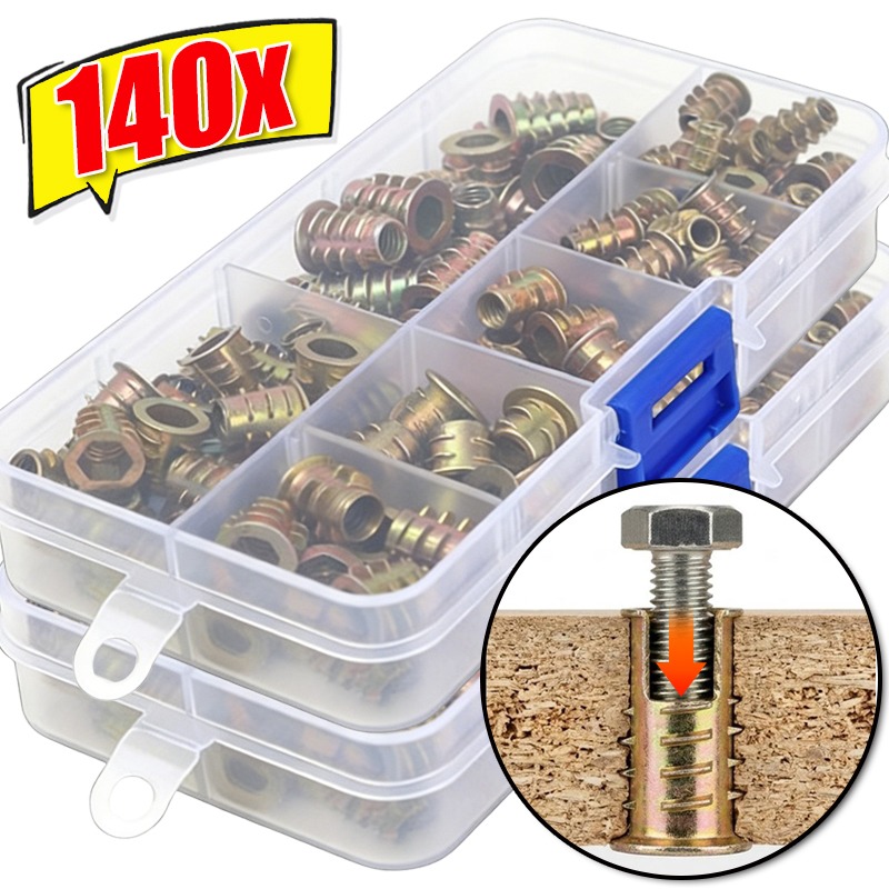 Furniture Hardware Threaded Inserts - Heavy Duty Threaded Insert Nuts For