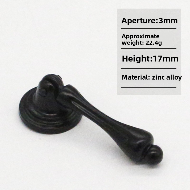 Matte Black Zinc Alloy Pendant - Furniture Hardware Drop Pulls recensione e prezzo