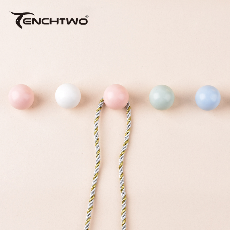 Round Ceramic Hook Clothes Han - Furniture Joint Hardware recensione e prezzo