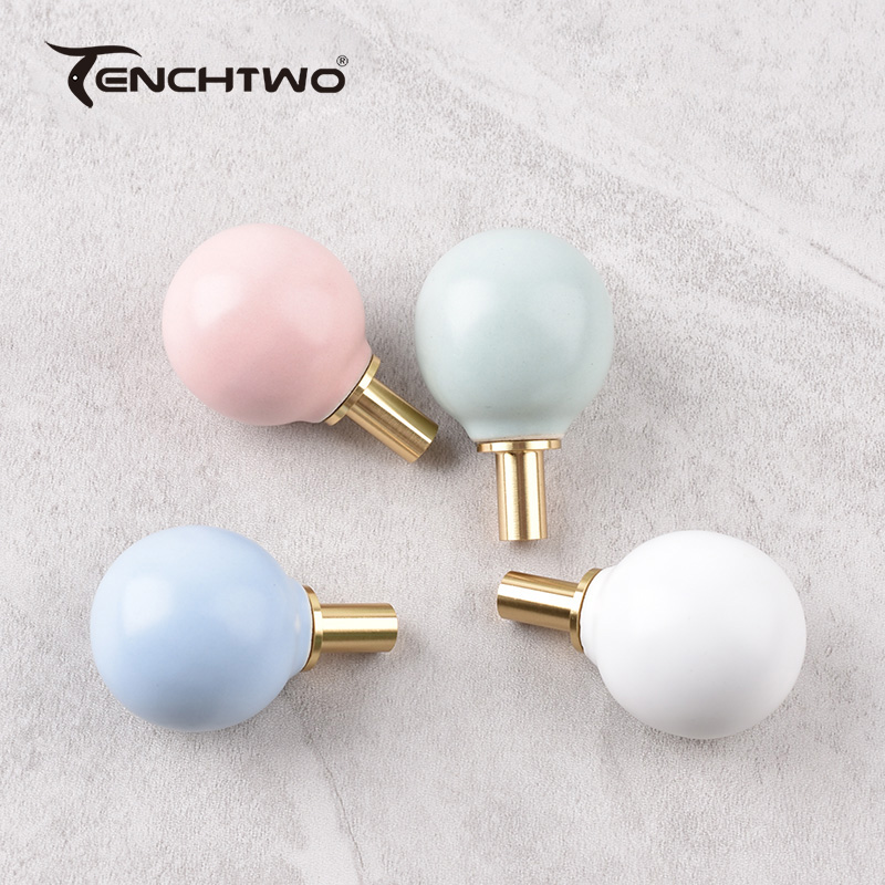 Round Ceramic Hook Clothes Han - Furniture Joint Hardware recensione e prezzo