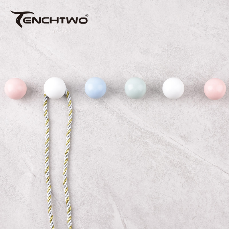 Round Ceramic Hook Clothes Han - Furniture Joint Hardware recensione e prezzo