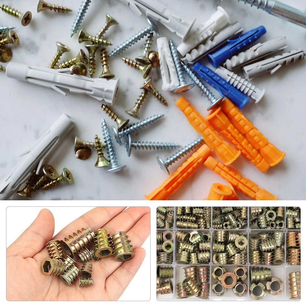 50Pcs Zinc Alloy Hex Socket Th - Furniture Hardware Threaded Inserts recensione e prezzo