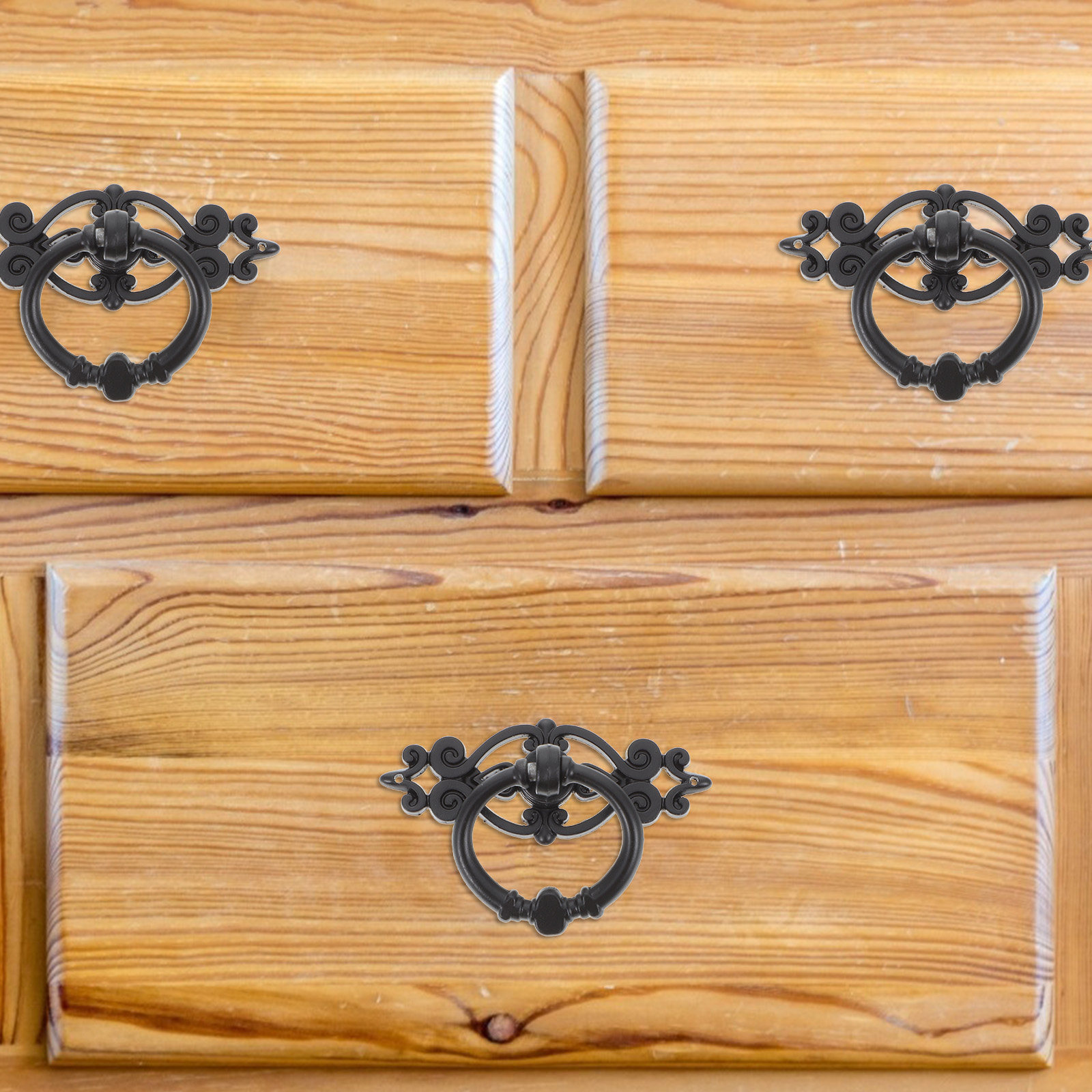 6Pcs Retro Cabinet Pulls Drawe - Furniture Hardware Drop Pulls recensione e prezzo