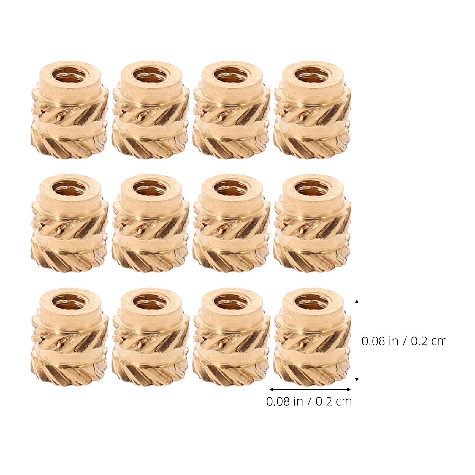60Pcs Brass Knurled Threaded I - Furniture Hardware Threaded Inserts recensione e prezzo