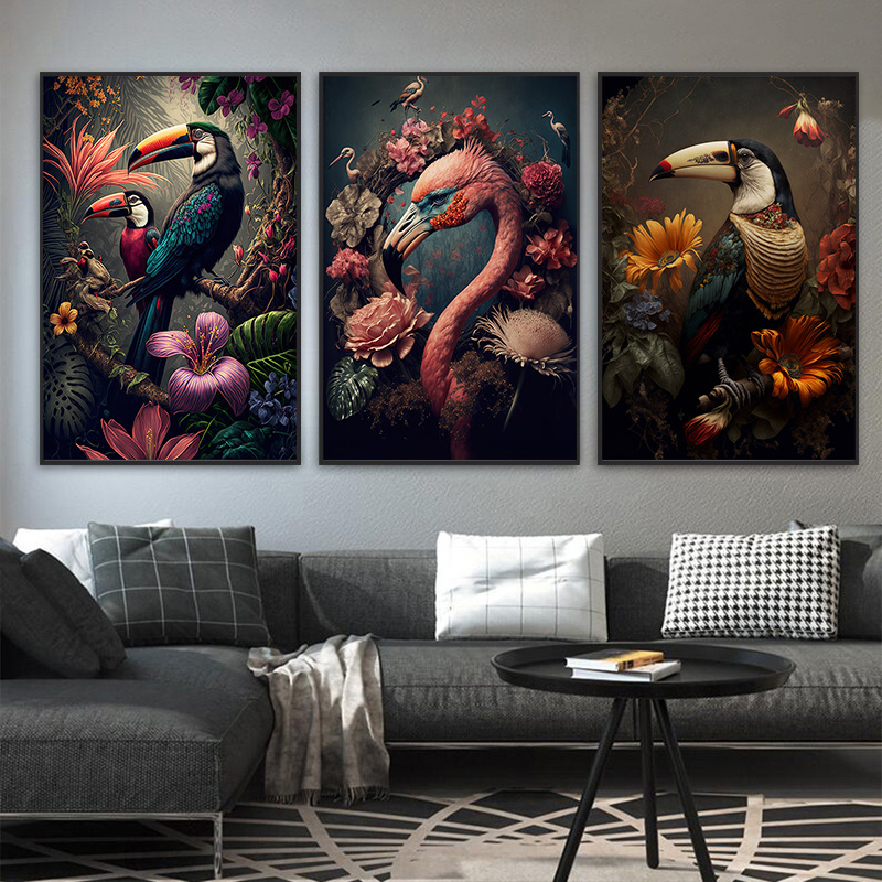 Retro Flower Bird Posters and  - Furniture Paradise & Hardware Ghaziabad Reviews recensione e prezzo