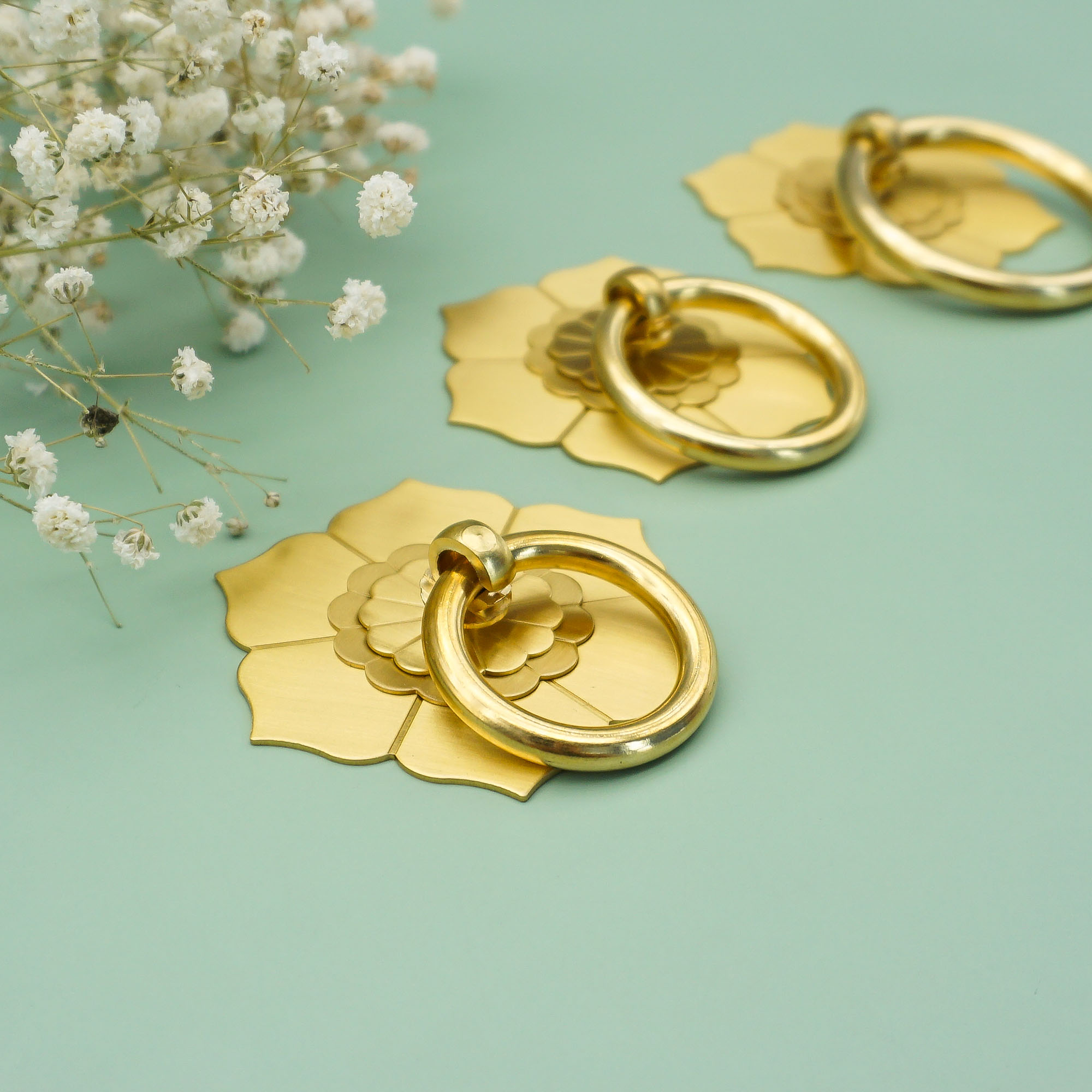 Flower Drawer Pull Vintage Dro - Furniture Hardware Drop Pulls recensione e prezzo