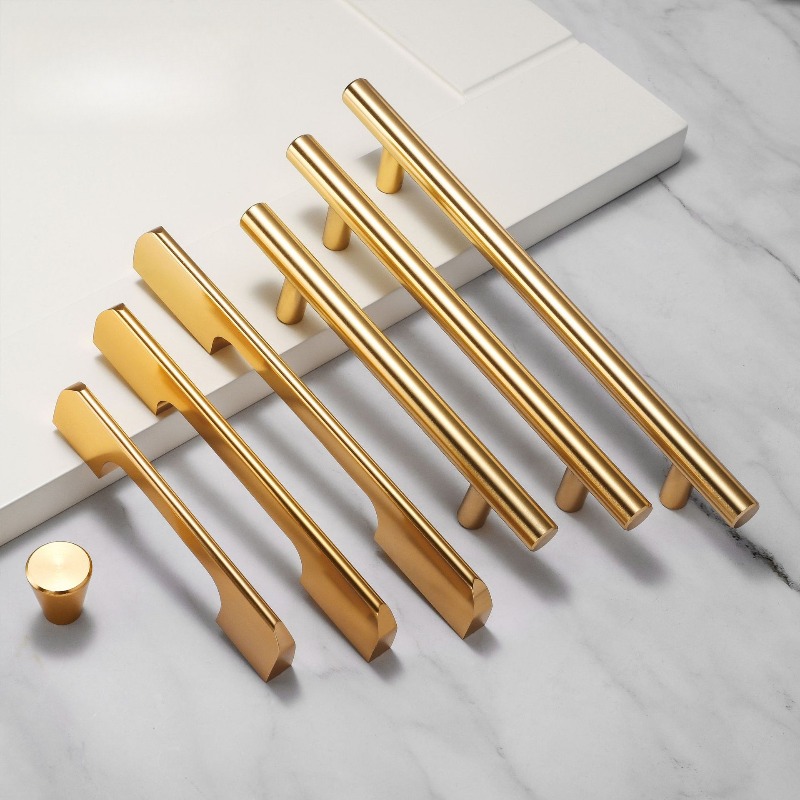 Gold simple solid copper natur - Furniture Hardware Gold recensione e prezzo