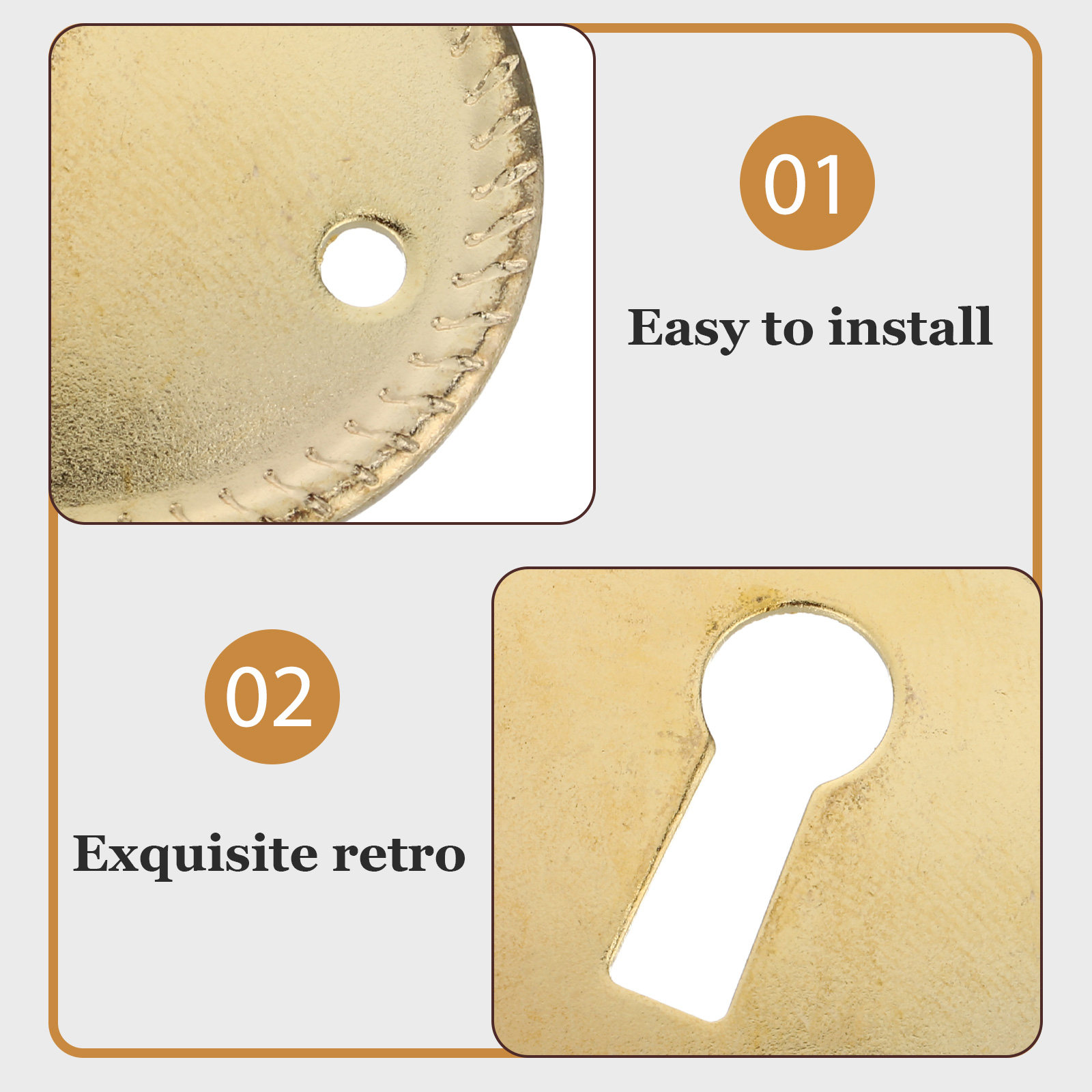 20Pcs Vintage Oval Keyhole Cov - Furniture Hardware Parts recensione e prezzo