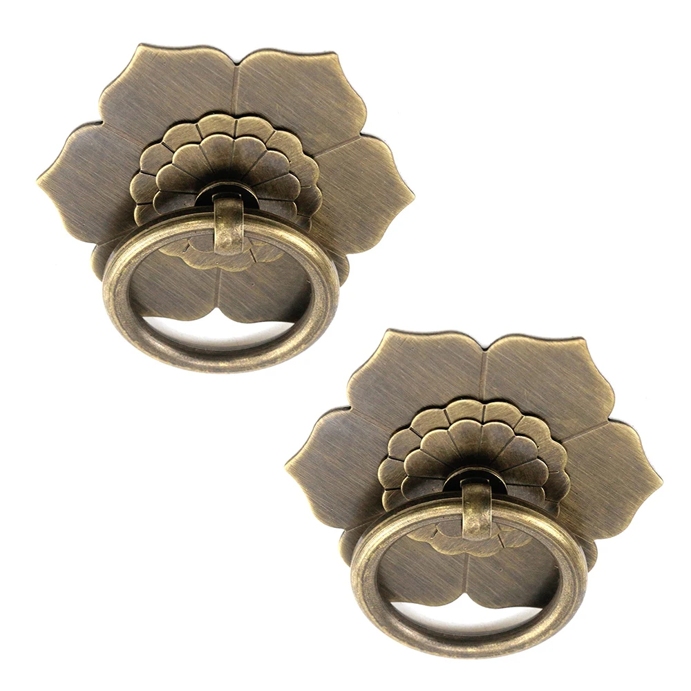 Floral Brass Cabinet Door Knob - Furniture Hardware Drop Pulls recensione e prezzo