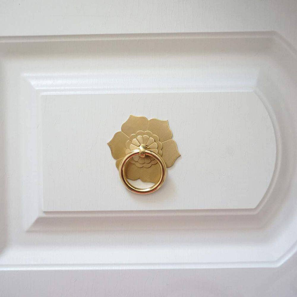 Floral Brass Cabinet Door Knob - Furniture Hardware Drop Pulls recensione e prezzo