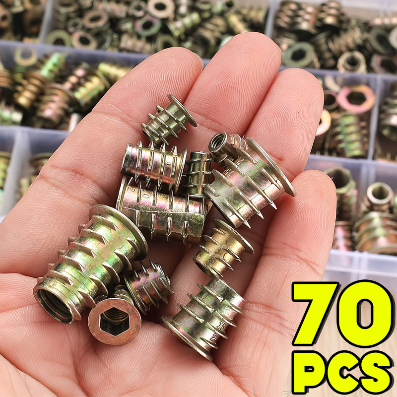 M4/M5/M6 Threaded Insert Nut E - Furniture Hardware Threaded Inserts recensione e prezzo