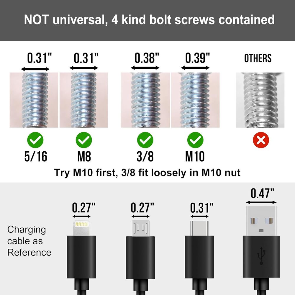 11 Inch Adjustable Furniture L - Furniture Screw Type recensione e prezzo