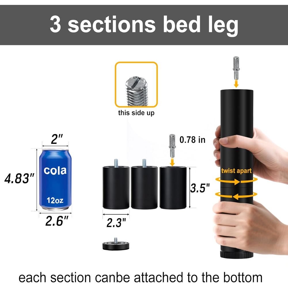 11 Inch Adjustable Furniture L - Furniture Screw Type recensione e prezzo