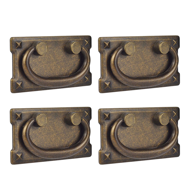 4Pcs Vintage Antique Bronze Dr - Furniture Joint Hardware recensione e prezzo