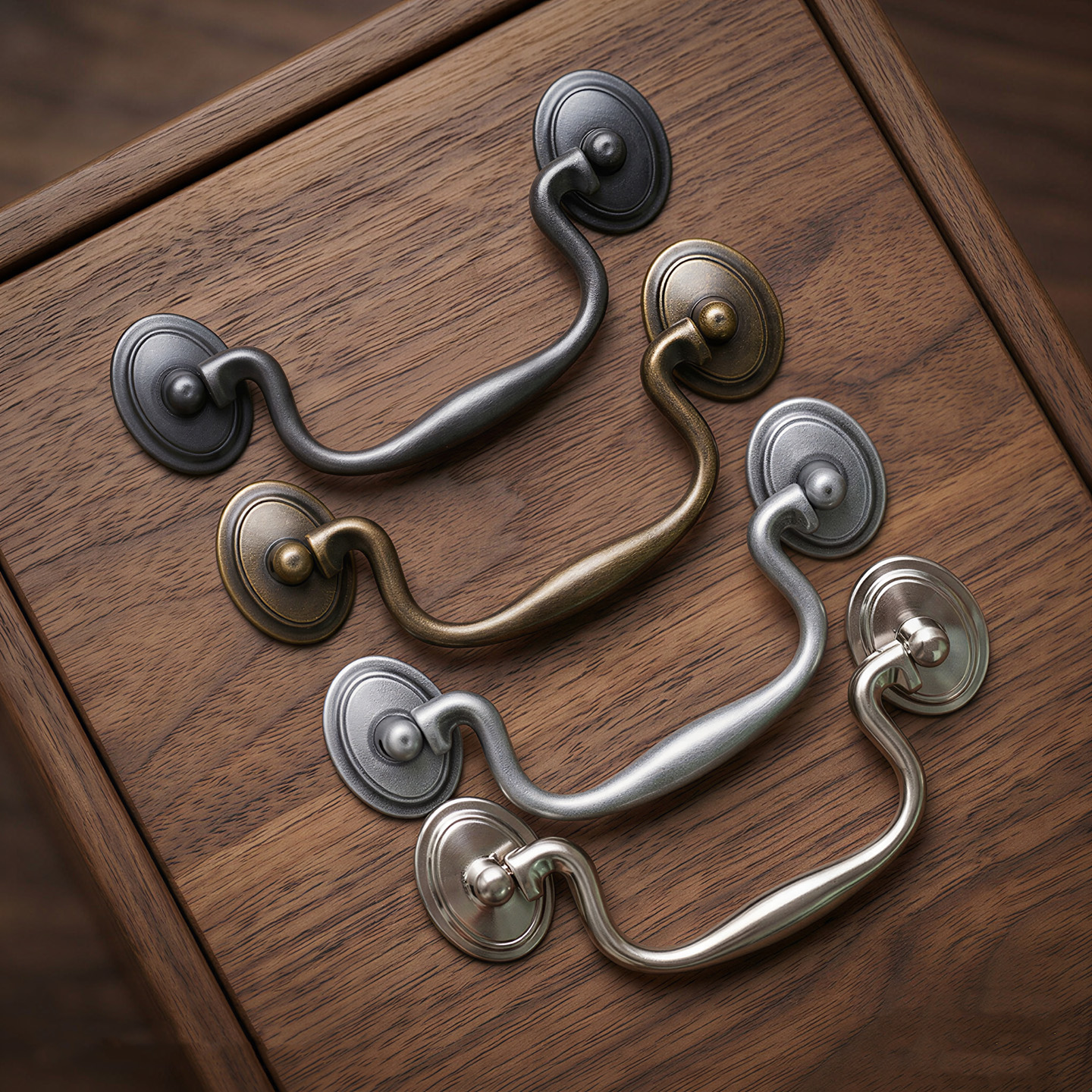 2Pcs Classic Vintage Drawer Ri - Furniture Hardware Drop Pulls recensione e prezzo