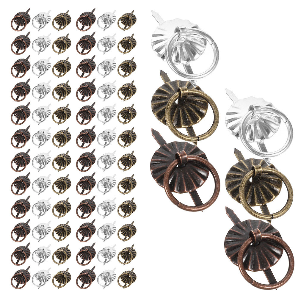 60Pcs Vintage Mini Ring Drawer - Furniture Hardware Drop Pulls recensione e prezzo