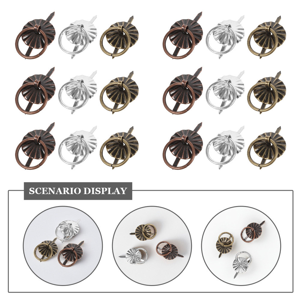 60Pcs Vintage Mini Ring Drawer - Furniture Hardware Drop Pulls recensione e prezzo