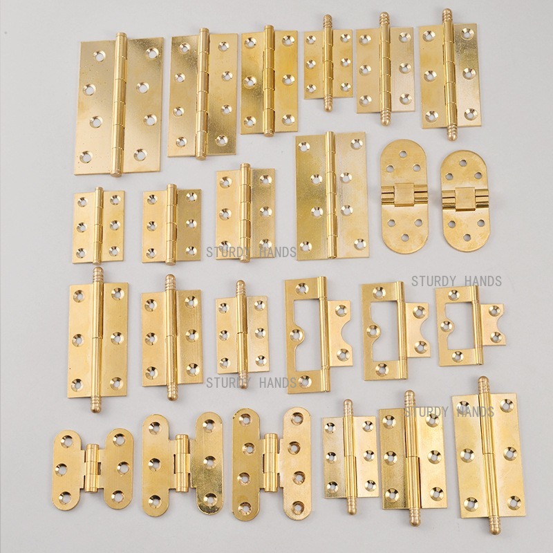 10pcs brass hinges, gold hinge - Furniture Hardware Gold recensione e prezzo