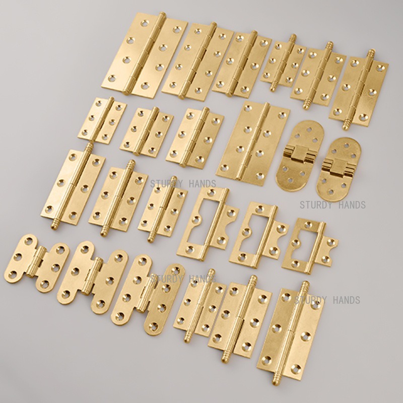 10pcs brass hinges, gold hinge - Furniture Hardware Gold recensione e prezzo