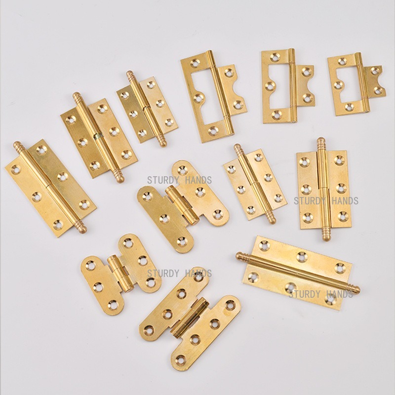10pcs brass hinges, gold hinge - Furniture Hardware Gold recensione e prezzo