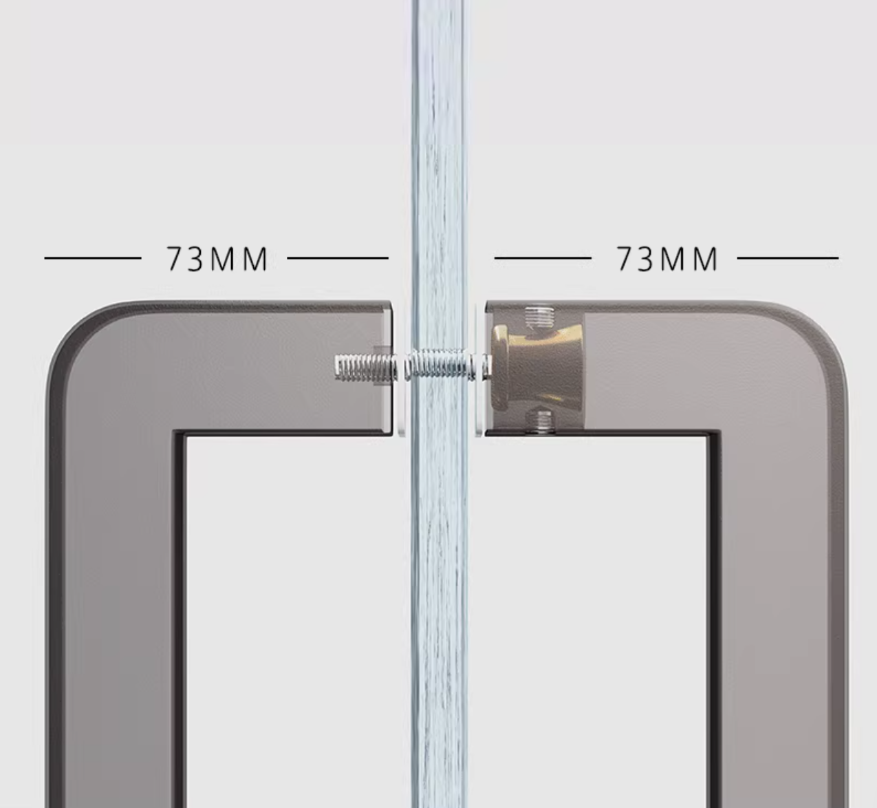 1Pc Stainless Steel Entry Glas - Furniture Hardware Gold recensione e prezzo