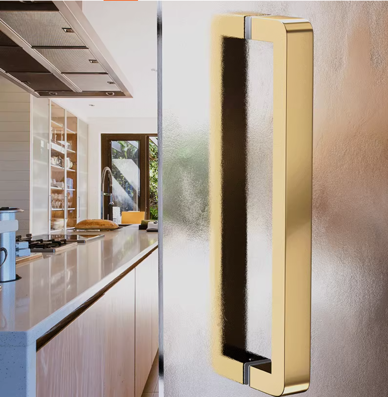 1Pc Stainless Steel Entry Glas - Furniture Hardware Gold recensione e prezzo