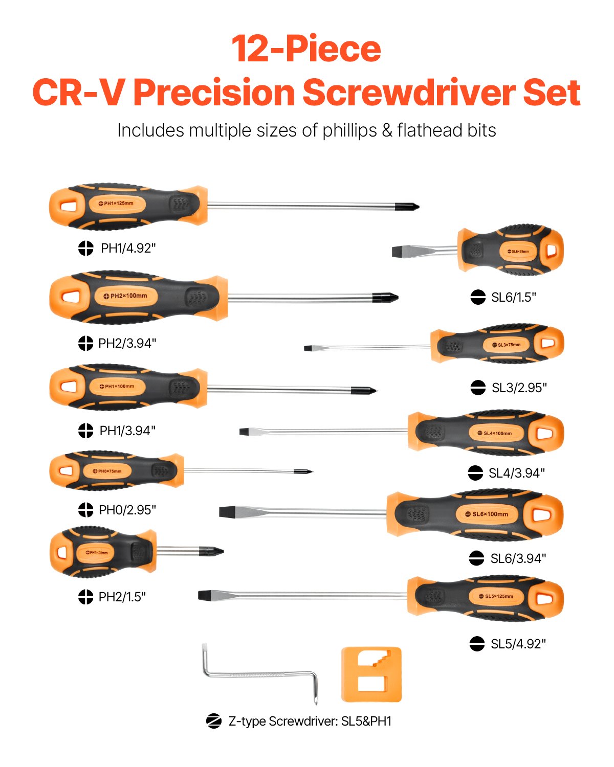 Manual Screw Driver Kit 12-Pie - Furniture Screw Type recensione e prezzo