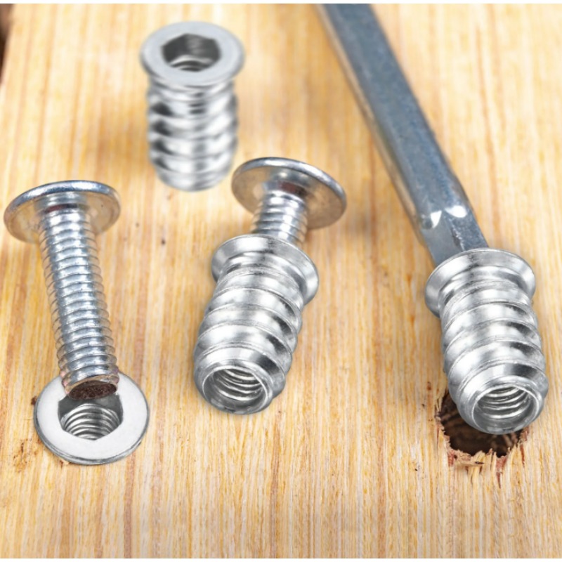 1/20PCS Hex Screw in Nuts M4 M - Furniture Hardware Threaded Inserts recensione e prezzo