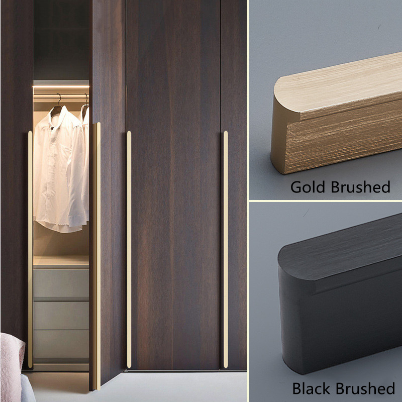 KK&FING 1PC Simple Gold Brushe - Furniture Hardware Gold recensione e prezzo