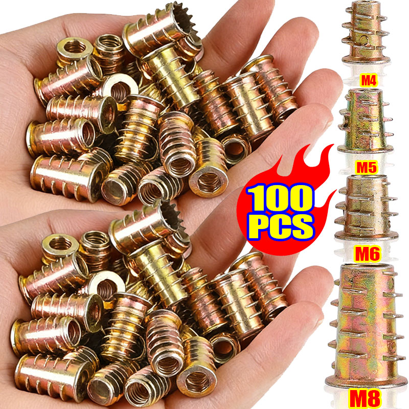 Zinc Alloy Wear Resistant Inte - Furniture Hardware Threaded Inserts recensione e prezzo