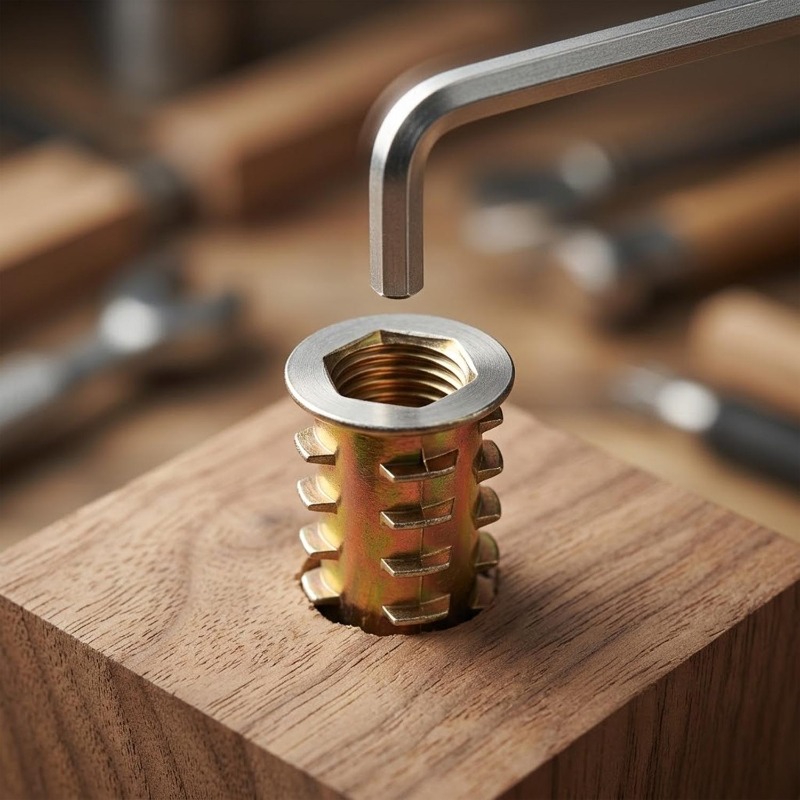 Zinc Alloy Wear Resistant Inte - Furniture Hardware Threaded Inserts recensione e prezzo