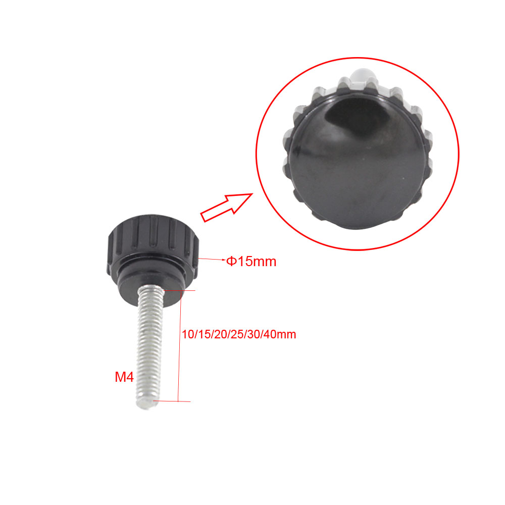 10pcs M4 Thread 15mm Head Knur - Furniture Screw Type recensione e prezzo