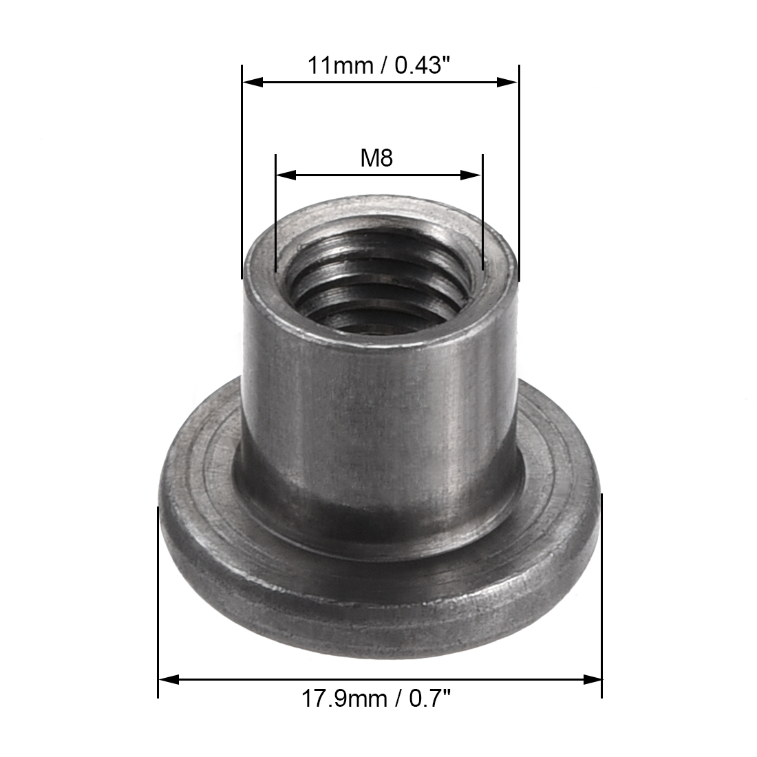 30Pcs M8 M10 Carbon Steel Roun - Furniture Hardware Threaded Inserts recensione e prezzo