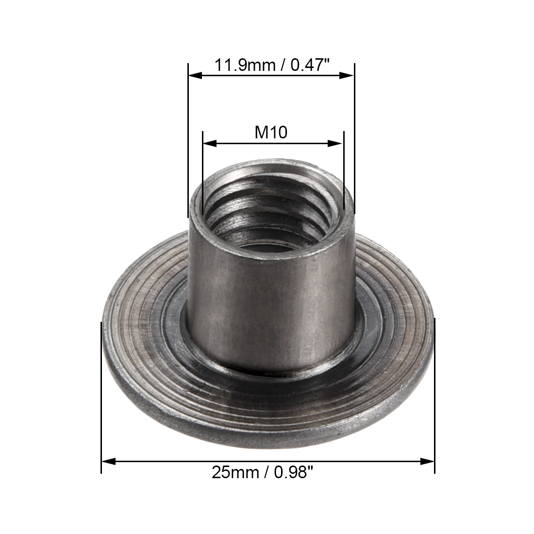 30Pcs M8 M10 Carbon Steel Roun - Furniture Hardware Threaded Inserts recensione e prezzo