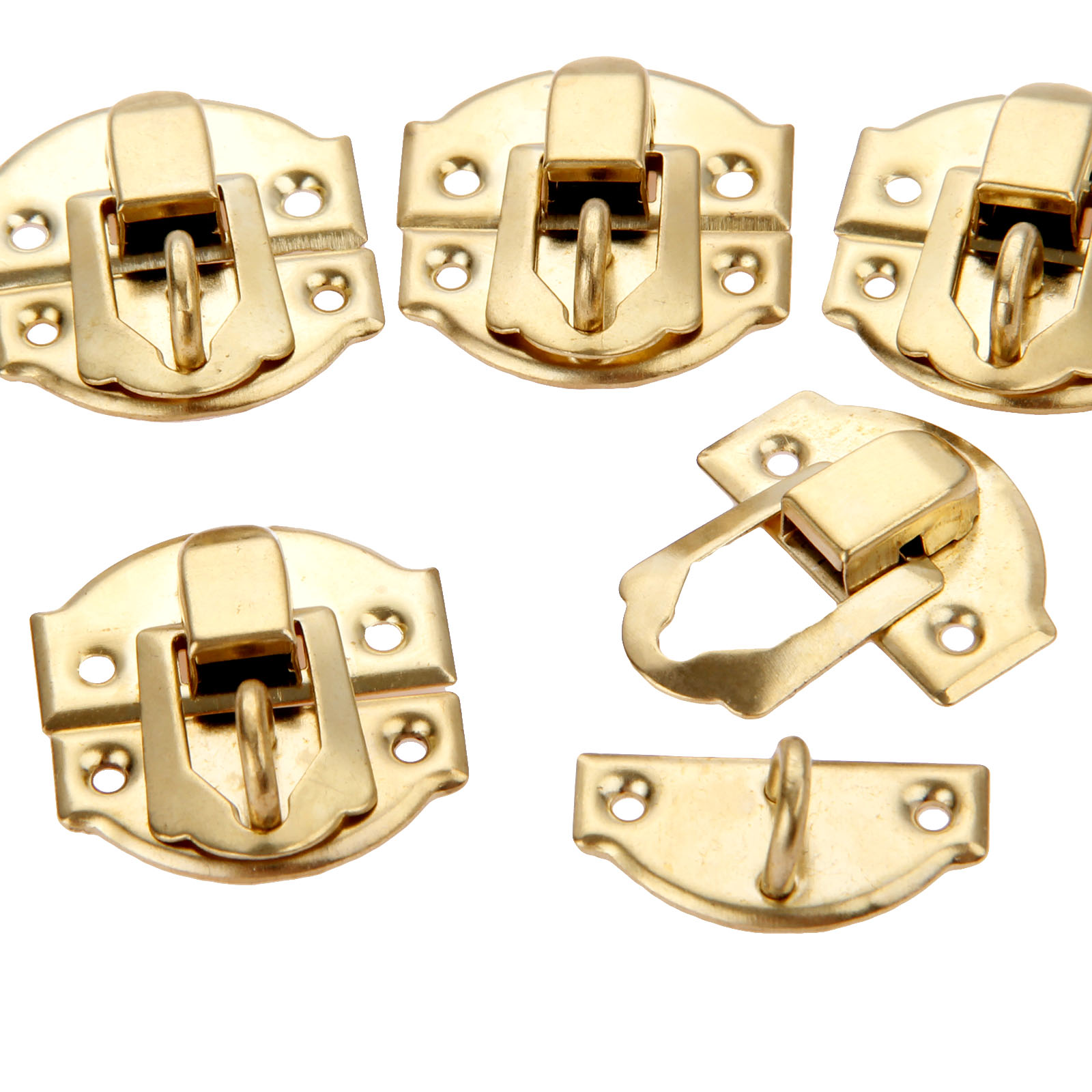 10pcs Golden Box Latch Clasps  - Furniture Hardware Screws recensione e prezzo