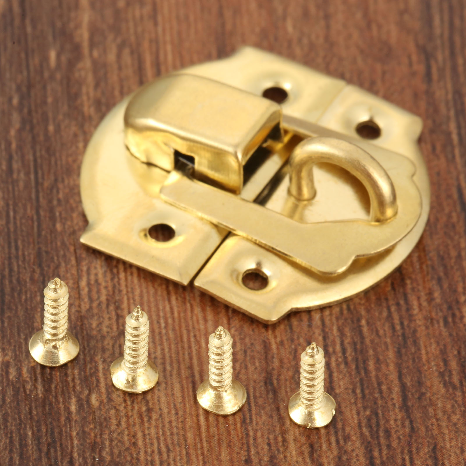 10pcs Golden Box Latch Clasps  - Furniture Hardware Screws recensione e prezzo