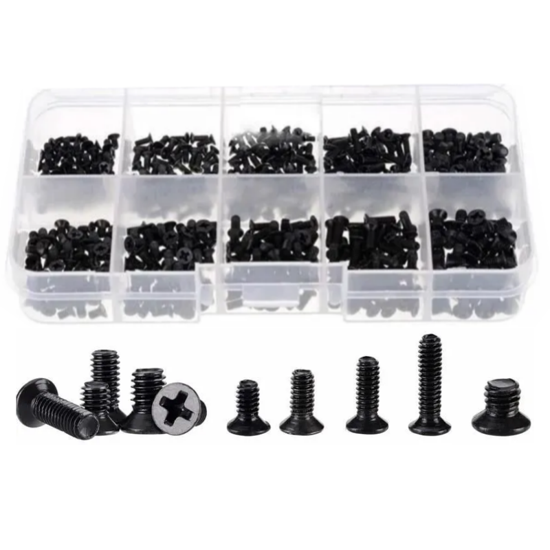 500pcs Black Screws and Screwd - Furniture Screw Type recensione e prezzo