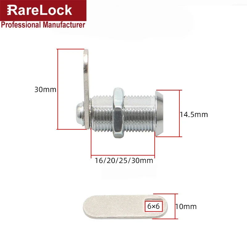 Mini Cam Lock with 2 Keys Diam - Furniture Hardware Cam Lock recensione e prezzo