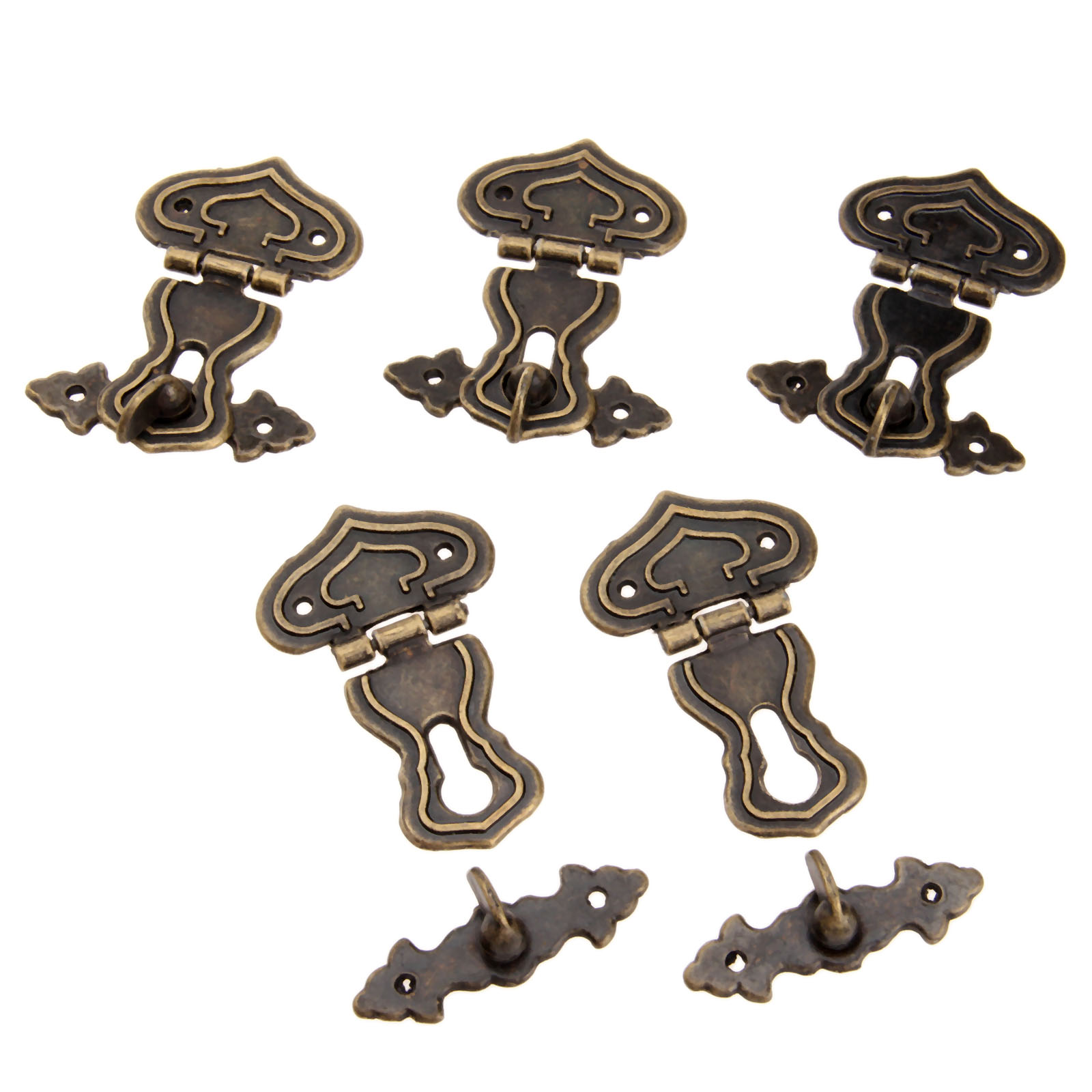5Pcs 63x47mm Antique Metal Loc - Furniture Hardware Screws recensione e prezzo