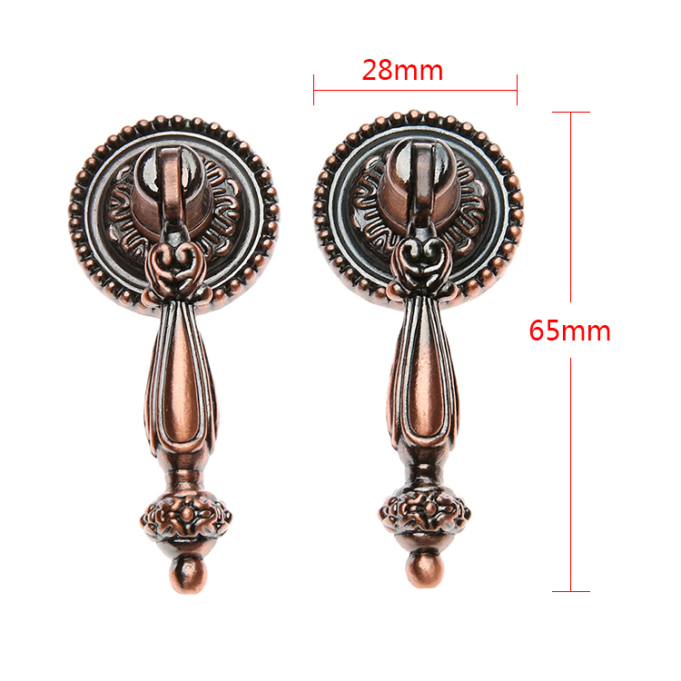 2Pcs Antique Drawer Pull Europ - Furniture Hardware Drop Pulls recensione e prezzo