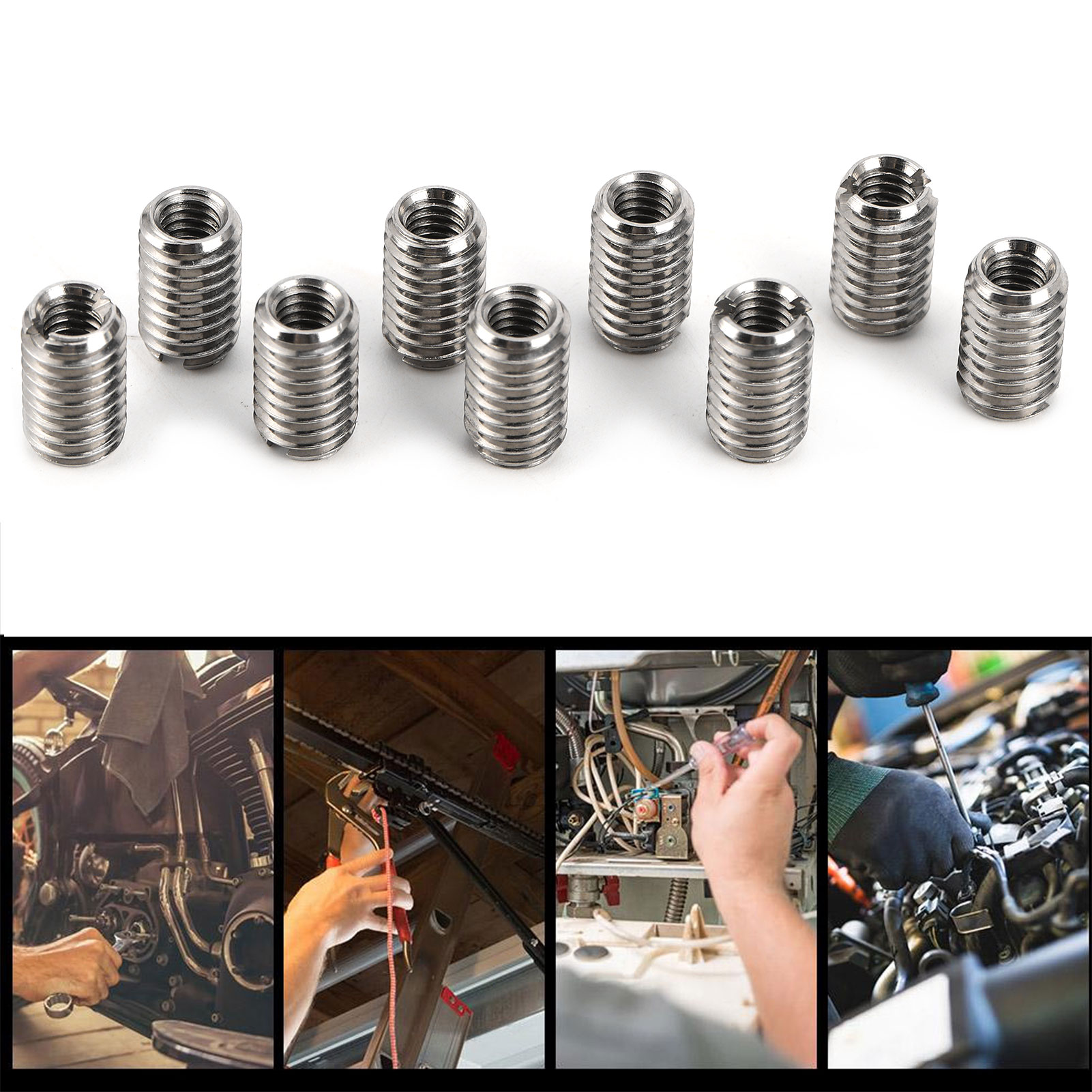 10Pcs Reducer Nuts Male Female - Furniture Hardware Threaded Inserts recensione e prezzo
