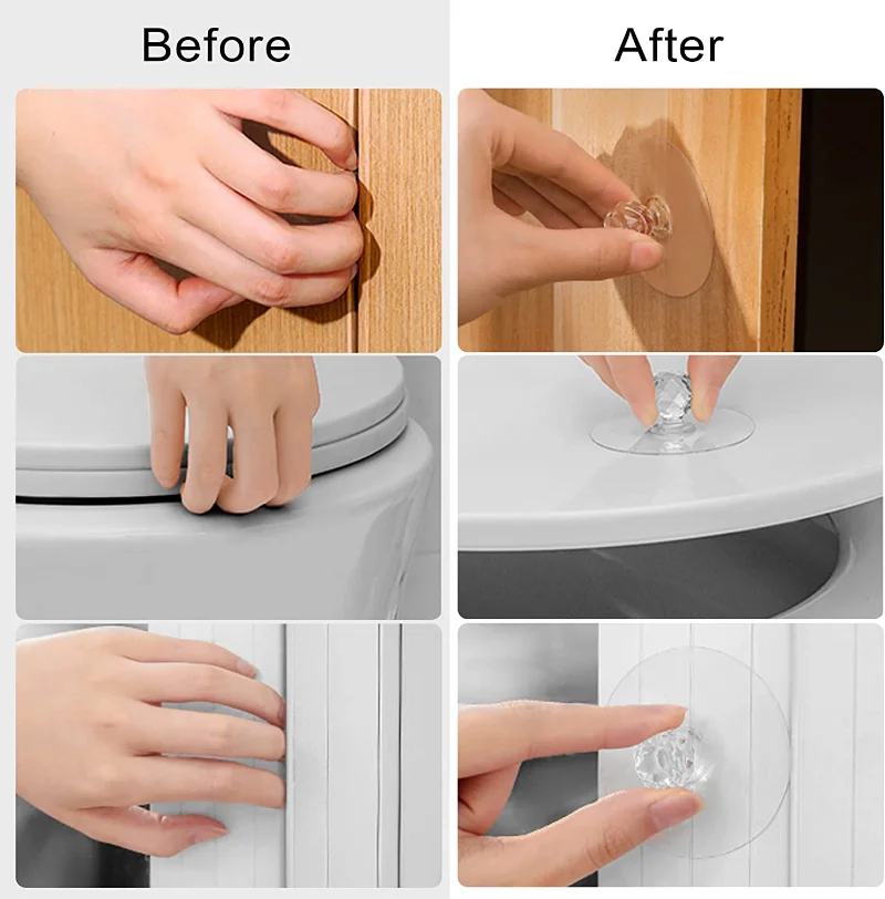 2/10Pcs Punch-free Drawer Knob - Furniture Joint Hardware recensione e prezzo