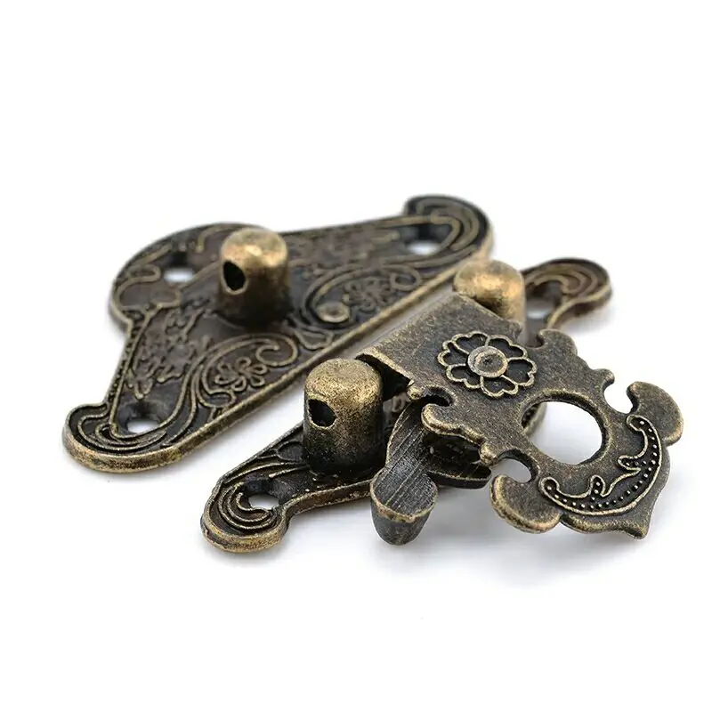 5-20pcs Vintage Metal Hasp Lat - Furniture Hardware Screws recensione e prezzo