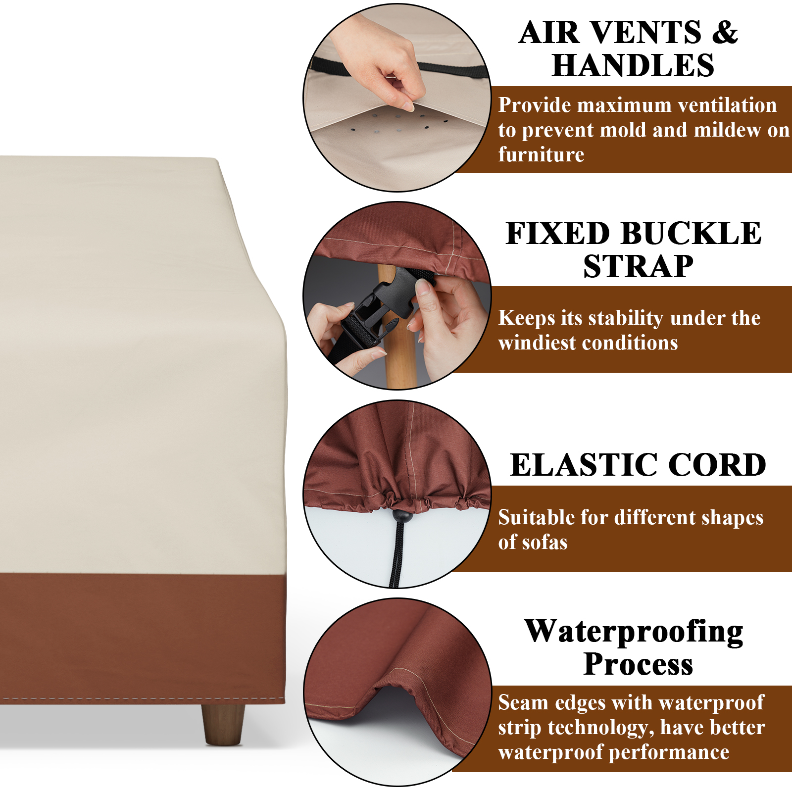 Outdoor Sofa Cover Waterproof  - Furniture Joint Hardware recensione e prezzo